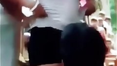 Indian girl naked dance on stage