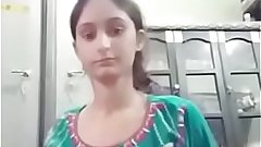 Indian cute girls self video