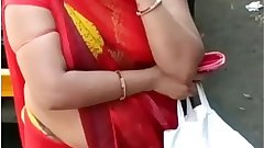 GADRAYI MARWADI RAAND KI SEXY FIGURE IN RED SAREE  2