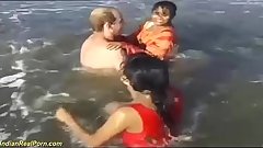 wild indian sex fun on the beach